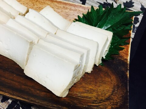 節約!簡単おつまみ☆お豆腐の味噌漬け☆